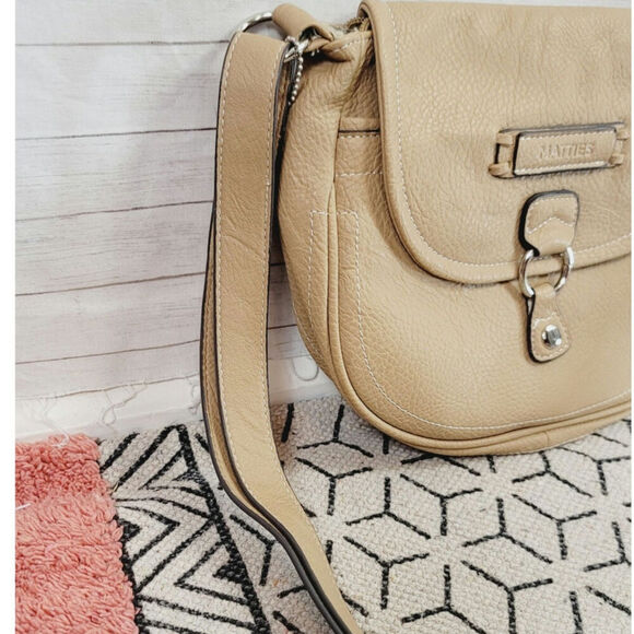 MATTIES LIGHT TAN SHOULDER BAG - Picture 4 of 16